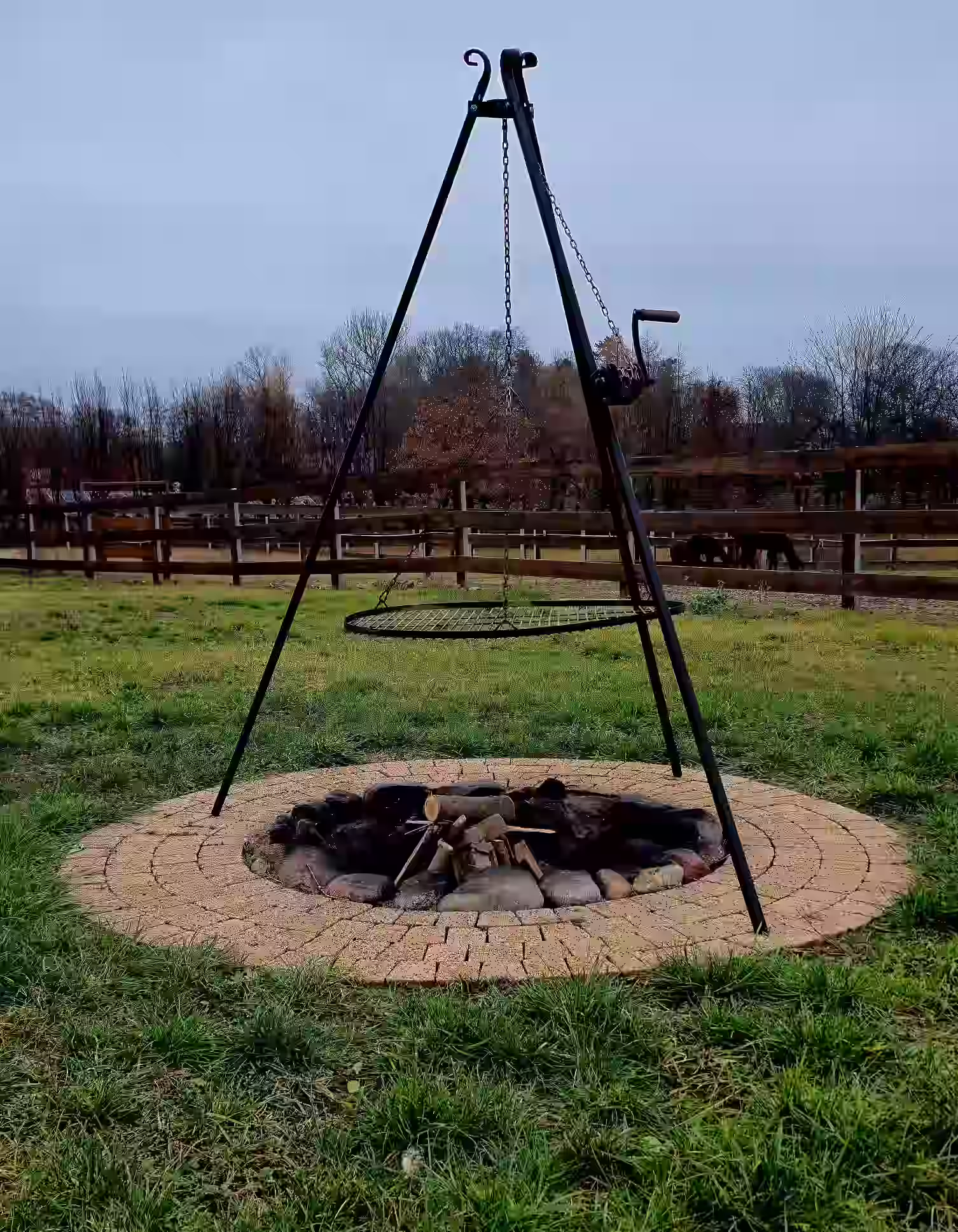 Ranczo Patataj - widok na gospodarstwo